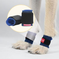 Produktbild von HerzensTier Krallenschutzbandage für Hunde aus Fleece in Blau