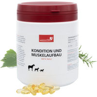 Produktbild von HerzensTier Nahrungsergänzung für Muskelaufbau und Kondition für Hunde Katzen und Pferde 250 ml