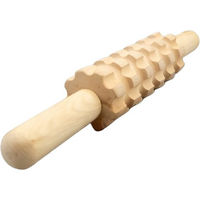 Produktbild von HerzensTier Wunderrolle Massage- und Faszienrolle aus Holz in Groß