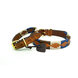 Produktbild von HerzHund Hundehalsband Buenos Aires aus Leder in Bunt Größe XL