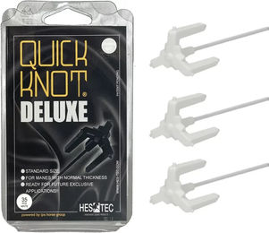 Hes-tec Quick Knot Deluxe Mähnenklammern für Pferde und Ponys aus Kunststoff Weiß Standard – Bild 1 von 9