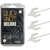 Produktbild von Hes-tec Quick Knot Deluxe Mähnenklammern für Pferde und Ponys aus Kunststoff Weiß Standard