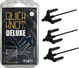 Hes-tec Quick Knot Deluxe Mähnenklammern für Pferde und Ponys Standard Schwarz - 35 Stk. – Bild 1 von 4