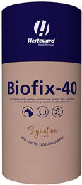 Produktbild von Hestevard Biofix-40 Bio Nahrungsergänzung Pellets für Pferde zur Unterstützung von Gelenken, Knochen, Hufen sowie Haut und Fell 1000g
