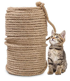 Heuchaey Natürliches Sisal Seil für Katzenkratzbäume 6mm x 50m – Bild 1 von 1