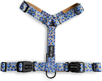 Hey Lana Hundegeschirr aus Nylon mit Neoprenpolsterung und Wasserabweisender Eigenschaft Kunterbunt – Bild 1 von 5