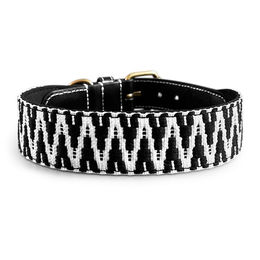 Produktbild von Hey Lana Hundehalsband aus Bio-Baumwolle Schwarz Größe S für kleine Hunde