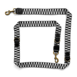 Produktbild von Hey Lana Premium Führleine aus Bio-Baumwolle 3-fach verstellbar Schwarz 1,80cm