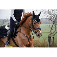 Produktbild von HFI Fliegenhaube Velvet für Fohlen in Schwarz aus Velours
