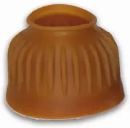 Produktbild von HFI Gamaschen aus Gummi für die Hufpflege Größe S in Weiß oder Braun