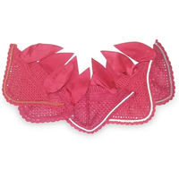 Produktbild von HFI Gehäkelte Fliegenhaube aus Wolle in Rot oder Rosa