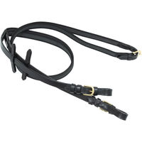 Produktbild von HFI Grip Zügel für Pferde aus Gummi in Schwarz oder Beige