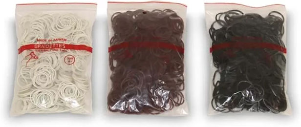 Produktbild von HFI Gummibänder Weiß 500 Stück Beutel