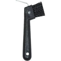 Produktbild von HFI Hufauskratzer mit Bürste aus Kunststoff in Schwarz
