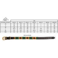 Produktbild von HFI Hundehalsband Polo aus Kunstleder Größe M