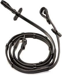 Produktbild von HFI Jägerzügel für Pferde aus Leder in Schwarz oder Beige