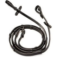 Produktbild von HFI Jägerzügel für Pferde aus Leder in Schwarz oder Beige