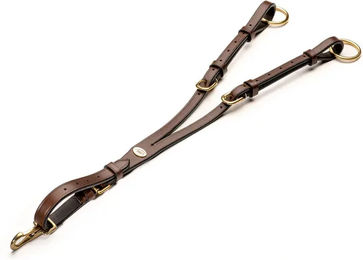 Produktbild von HFI Klassische Martingalgabel aus Leder für Ponys in Braun