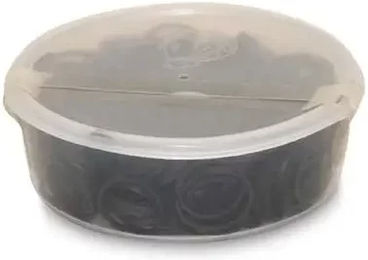 Produktbild von HFI Mähnengummis in Grau und Schwarz 500 Stück