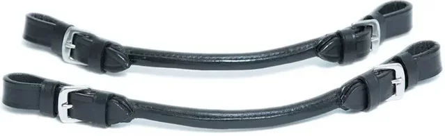 Produktbild von HFI Pelhamriemen aus Leder in Schwarz für Pferde