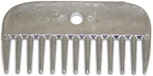 Produktbild von HFI Pferdehaarkamm aus Aluminium in Silber und Grau