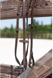 Produktbild von HFI Pferdezügel für Ponys aus Leinen und Baumwolle mit Lederschnallen