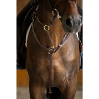 Produktbild von HFI Pro Line Arezzo Jagdhalsband für Pferde aus Leder in Braun