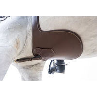 Produktbild von HFI Reitsattelgurt aus Leder mit Magneten 125 cm