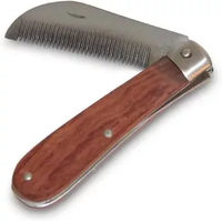 Produktbild von HFI Rosshaarmesser aus Edelstahl in Braun und Silber