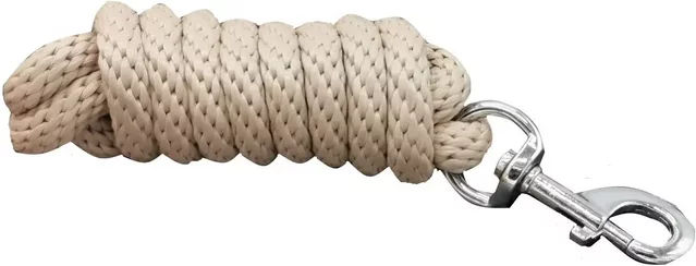 Produktbild von HFI Runde Reitlonge aus Nylon mit Karabinerhaken in Beige