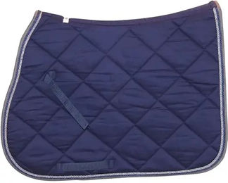 Produktbild von HFI Sattelunterlage für Pferde aus Baumwolle Blau Größe M
