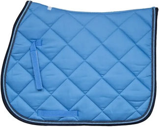 Produktbild von HFI Sattelunterlage für Pferde aus Baumwolle Blau Pony