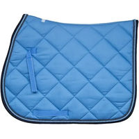 Produktbild von HFI Sattelunterlage für Pferde aus Baumwolle Blau Pony