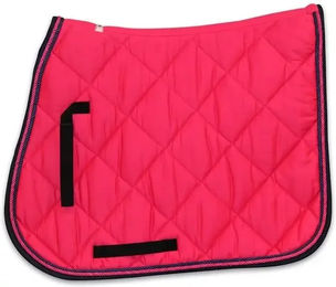 Produktbild von HFI Sattelunterlage für Pferde aus Baumwolle Rosa Größe M