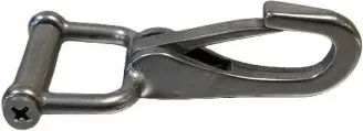 Produktbild von HFI Spring Snap Edelstahlkarabiner für Pferde in Silber