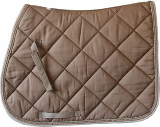 Produktbild von HFI Springschabracke für Pferde aus Baumwolle in Beige für Vollblut
