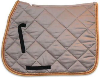 Produktbild von HFI Springschabracke für Pferde aus Baumwolle in Braun oder Beige