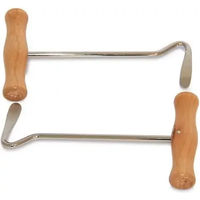Produktbild von HFI Stiefelspanner Haken aus Holz in Beige