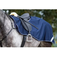 Produktbild von HFI Wasserdichte Nierendecke für Pferde aus Fleece in Schwarz oder Blau