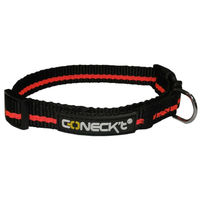 Produktbild von HH Coneck´t Nylon Halsband Schwarz Orange Größe XS