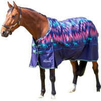 Produktbild von Highlander Original Lite Standard Pferdedecke Marineblau 160cm