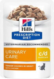 Hill's c/d Feline Urinary Katzen Nassfutter Lachs 24 x 85 g – Bild 1 von 3