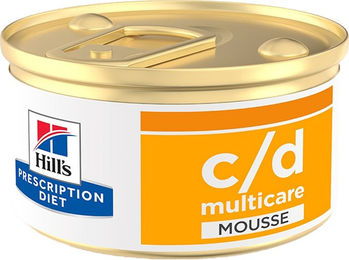 Hill's c/d Multicare Feline Mousse Huhn Katzenfutter 12 x 85 g – Bild 1 von 1