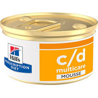 Produktbild von Hill's c/d Multicare Feline Mousse Huhn Katzenfutter 12 x 85 g