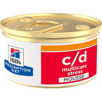 Produktbild von Hill's c/d Multicare Stress Feline Mousse Huhn Katzenfutter 12 x 85 g