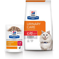 Produktbild von Hill's c/d Urinary Care Urinary Stress Katzen Diätfutter Huhn 2 x 8 kg
