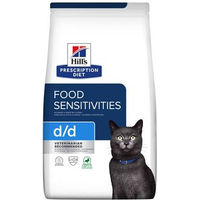 Produktbild von Hill's d/d Food Sensitivities Hypoallergenes Trockenfutter für Katzen 2 x 3 kg