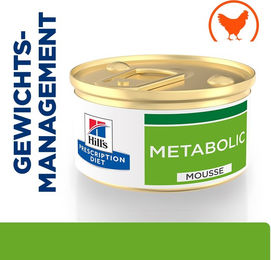 Hill's Metabolic Weight Management Katzen Mousse Huhn 12 x 85 g – Bild 1 von 1