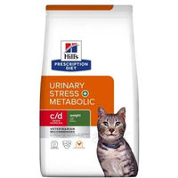 Produktbild von Hill's Prescription Diet c/d Multicare Stress + Metabolic Katzenfutter Trockenfutter für adulte Katzen zur Unterstützung der Harnwege und Gewichtskontrolle 1,5 kg - 1,5 kg