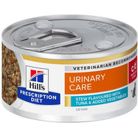 Produktbild von Hill's Prescription Diet c/d Multicare Stress Ragout mit Thunfisch und Gemüse für erwachsene Katzen 24 x 82 g - 24 x 82 g